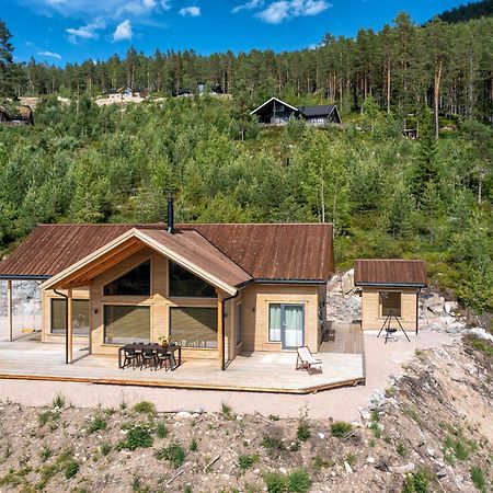 Furuheim Lodge, 4 Seizoenen Vakantiehuis Met Fantastisch Uitzicht Vradal Bagian luar foto
